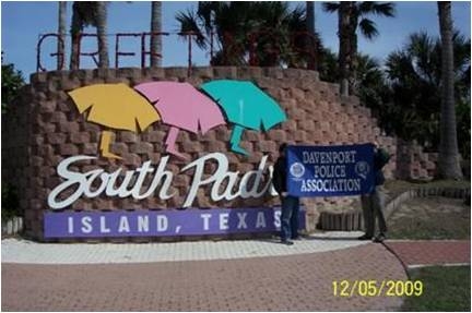 "This is sweet!  South Padre Island, beats the heck out of Rock Island."