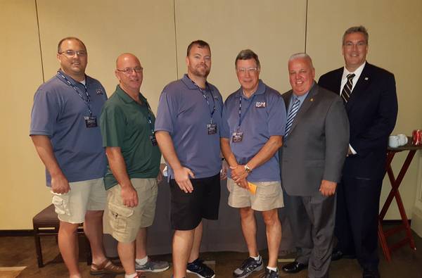 <p>2015 NAPO Convention. ISPA Board members Goecke, Thoeming, Lewis, and Host with NAPO President McHale and NAPO Executive Director Johnson</p>