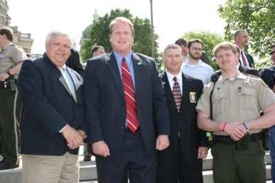 Gov. Culver, Rep. Bell, Burdess