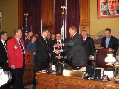 Gov. Culver & Barnes - MFPRSI Bill Signing