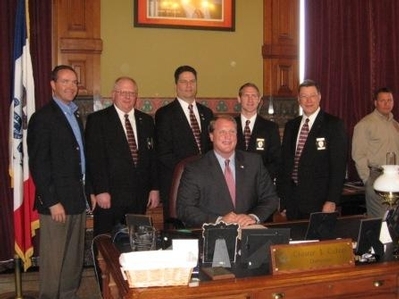 Novak, Barnes, Snyder, Host, Gov. Culver