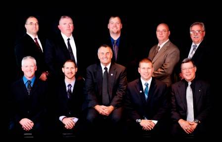 <p>ISPA Board with RTC CEO Klug</p>